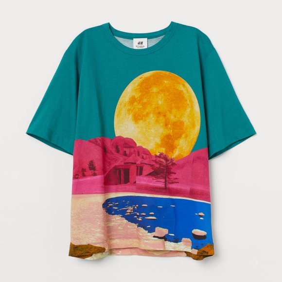 H&M Tops - H&M Studio Collection 2020 Landscape T shirt NWT